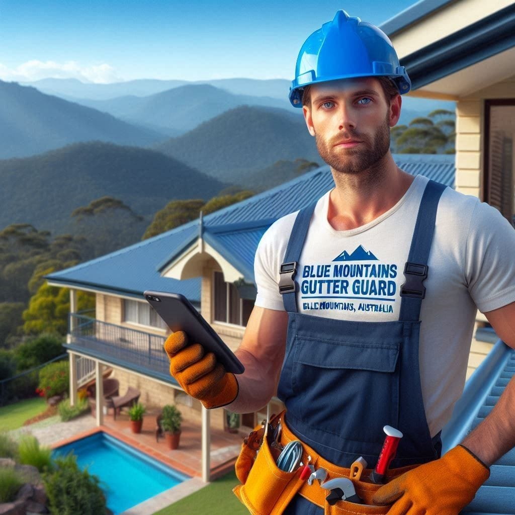 A Blue Mountains Gutter Guard worker demonstrating excellent communication skills, ensuring clear and effective interactions with customers.